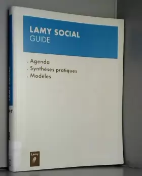 Couverture du produit · LAMY SOCIAL GUIDE - AGENDA SYNTHESES PRATIQUES MODELES