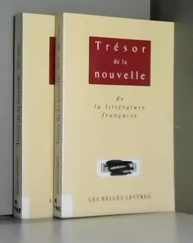 Couverture du produit · Trésor de la nouvelle de la littérature française, XVIIe-XIXe siècles (anthologie en 2 volumes)