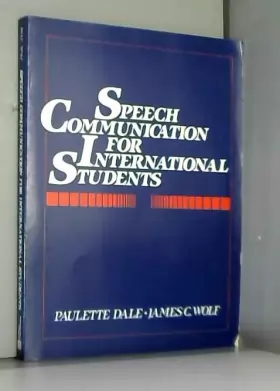 Couverture du produit · Speech Communication for International Students