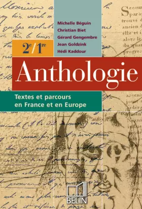 Couverture du produit · Bac français, anthologie, élève