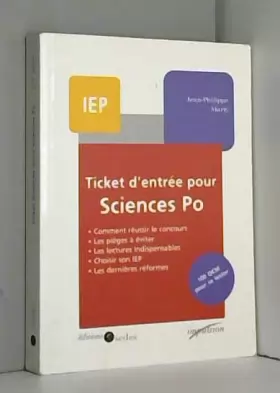 Couverture du produit · Ticket d'entrée pour Sciences Po
