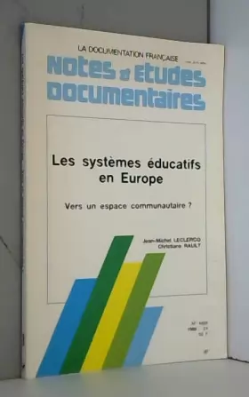 Couverture du produit · Les systemes educatifs en europe 008 64899
