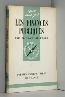 Couverture du produit · Finances publiques : Par Maurice Duverger,... 5e édition