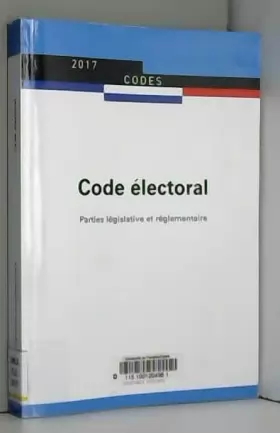 Couverture du produit · Code électoral