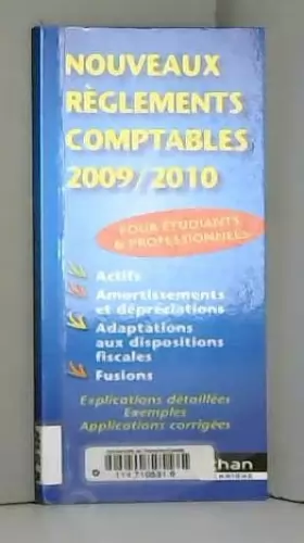 Couverture du produit · NOUVEAUX REGL COMPTABLES 2009