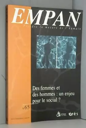 Couverture du produit · EMPAN 065 - DES FEMMES ET DES HOMMES : UN ENJEU POUR LE SOCIAL