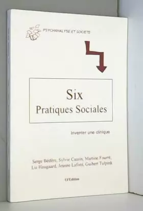 Couverture du produit · Six pratiques sociales