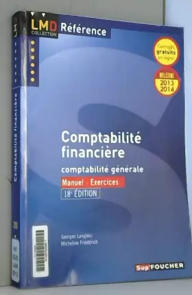 Couverture du produit · Comptabilité financière 18e édition Millésime 2013-2014