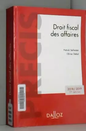 Couverture du produit · Droit fiscal des affaires 2018-2019 - 17e éd.: ÉDITIONS 2018-2019