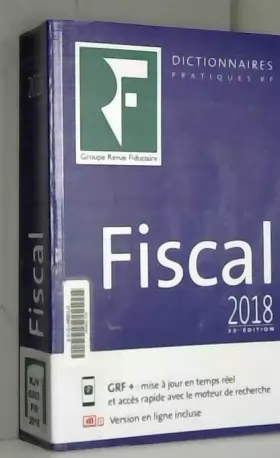 Couverture du produit · Dictionnaire Fiscal 2018
