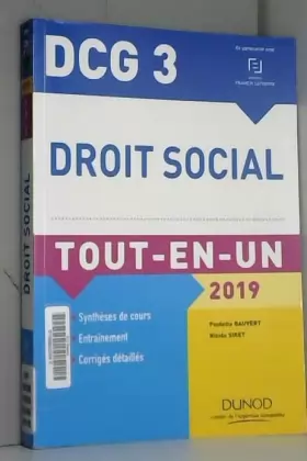 Couverture du produit · DCG 3 - Droit social 2019 - Tout-en-Un: Tout-en-Un (2019)