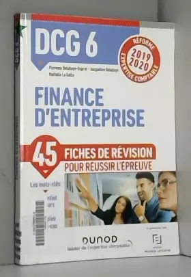 Couverture du produit · DCG 6 Finance d'entreprise - Fiches de révision - Réforme 2019-2020: Réforme Expertise comptable 2019-2020 (2019-2020)