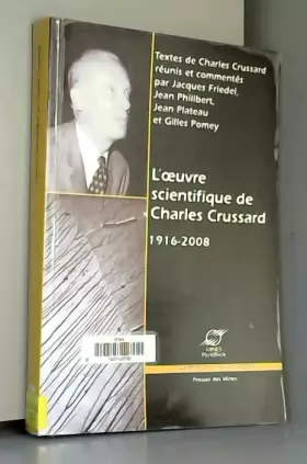 Couverture du produit · L'oeuvre scientifique de Charles Crussard 1916-2008