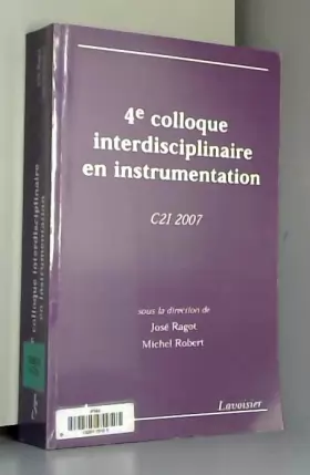 Couverture du produit · 4e Colloque interdisciplinaire en instrumentation: C2I 2007