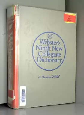 Couverture du produit · Webster's New Collegiate Dictionary