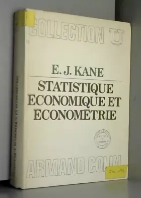 Couverture du produit · Statistique économique et économétrie