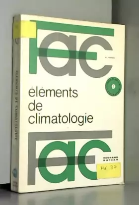 Couverture du produit · ELEMENTS DE CLIMATOLOGIE - FAC