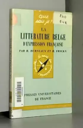Couverture du produit · La litterature belge d'expression française