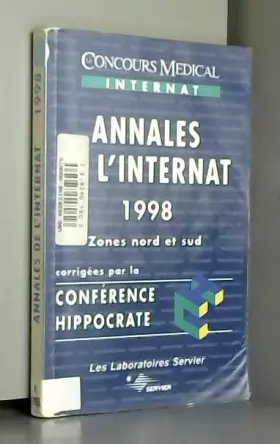 Couverture du produit · ANNALES DE L'INTERNAT 1998.: Zones nord et sud