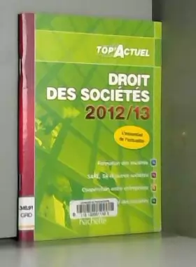 Couverture du produit · TOP'Actuel Droit des Sociétés 2012-2013