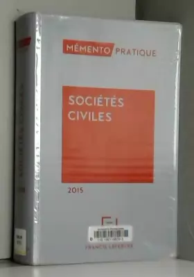 Couverture du produit · Mémento Sociétés civiles 2015
