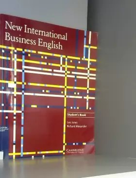 Couverture du produit · New International Business English Student's book (Cambridge Professional English)