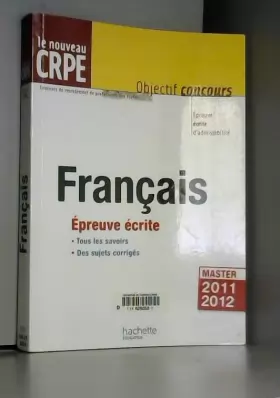 Couverture du produit · Le français au nouveau CRPE - Épreuve écrite d'admissibilité