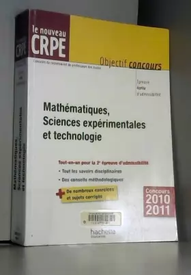 Couverture du produit · Les mathématiques, les sciences et la technologie au CRPE 2010/2011 - Admission
