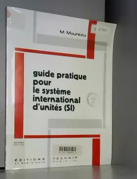 Couverture du produit · Guide pratique pour le système international d'unités (SI)