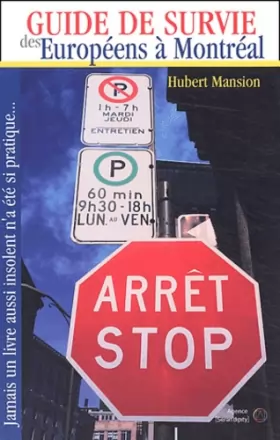 Couverture du produit · Guide de survie des Européens à Montréal