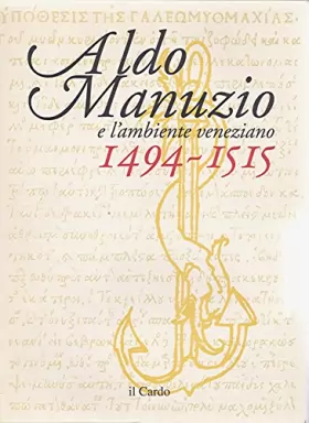 Couverture du produit · Aldo Manuzio: E l'ambiente veneziano 1494-1515 (Italian Edition)