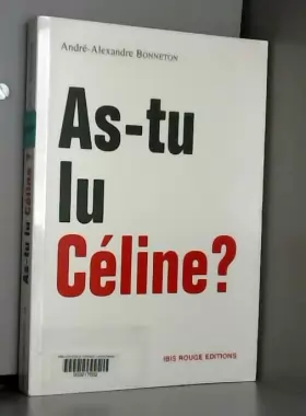 Couverture du produit · As-tu lu Céline ?