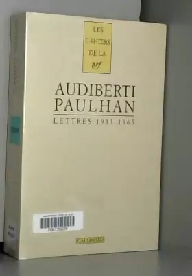 Couverture du produit · Lettres à Jean Paulhan: (1933-1965)