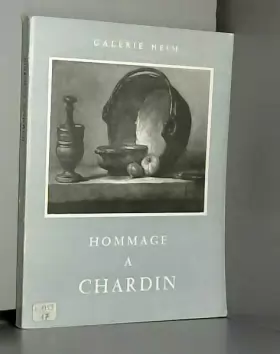 Couverture du produit · Hommage à Chardin