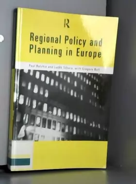 Couverture du produit · Regional Policy and Planning in Europe