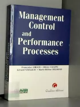 Couverture du produit · Management Control and Performance Processes