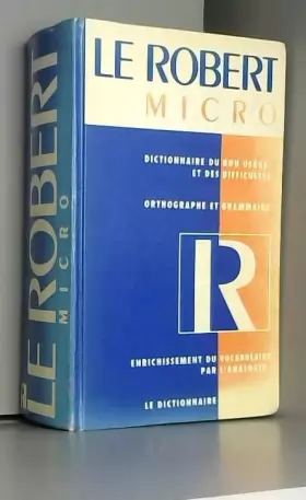 Couverture du produit · Le Robert Micro