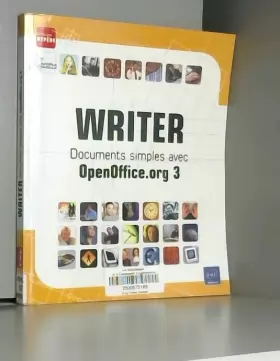 Couverture du produit · Writer - Documents simples avec OpenOffice.org 3