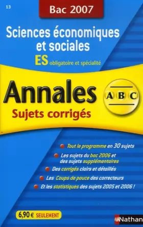 Couverture du produit · ANNAL ABC SUJ COR SC ECO ES 13
