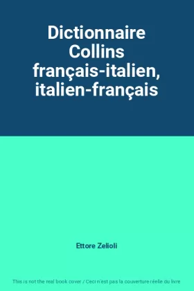 Couverture du produit · Dictionnaire Collins français-italien, italien-français