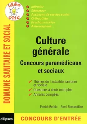 Couverture du produit · Culture générale - Concours paramédicaux et sociaux