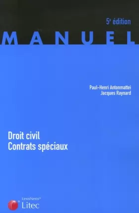 Couverture du produit · Droit civil Contrats spéciaux (ancienne édition)