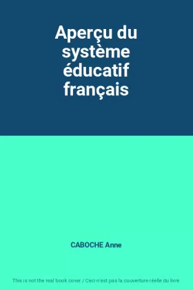 Couverture du produit · Aperçu du système éducatif français
