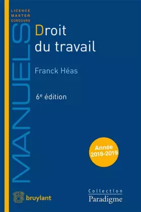 Couverture du produit · Droit du travail