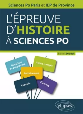 Couverture du produit · l'Épreuve d'Histoire à Sciences Po et IEP de Province