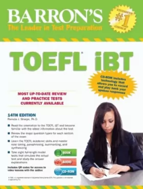 Couverture du produit · Barron's TOEFL iBT with Audio CDs and CD-ROM