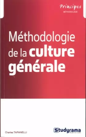 Couverture du produit · Méthodologie de culture générale