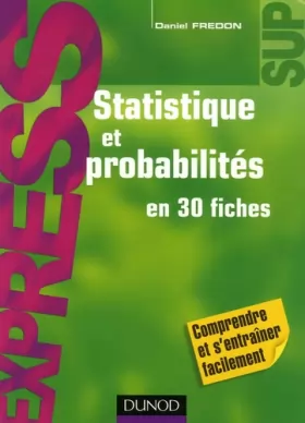 Couverture du produit · Statistique et probabilités en 30 fiches