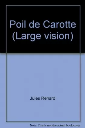 Couverture du produit · Poil de Carotte (Large vision)