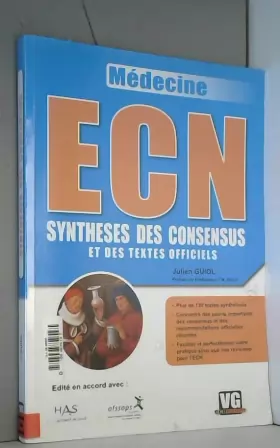 Couverture du produit · ECN Synthèses des consensus et des textes officiels